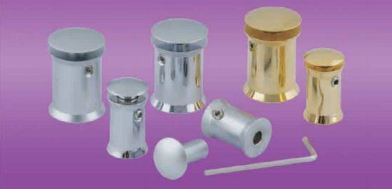 CH Series-Brass Dome Top Sign Standoffs With Lateral Lock