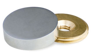 Brass Display Sign Standoff (Mirror Cap-Polished Gold finish)