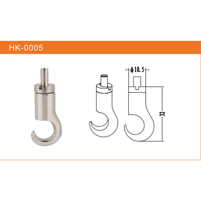 Zinc Alloy Hanging Hook Display (HK-0005)