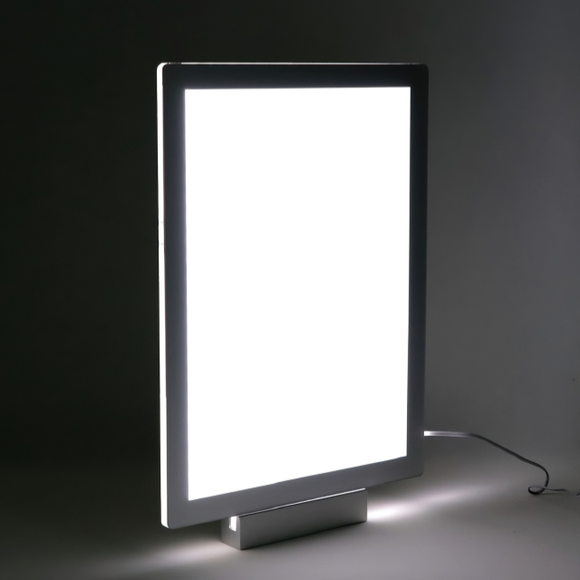 LBF-A4 Wall-Mounted LED Light Box — Slim Magnetic Frame (A4)