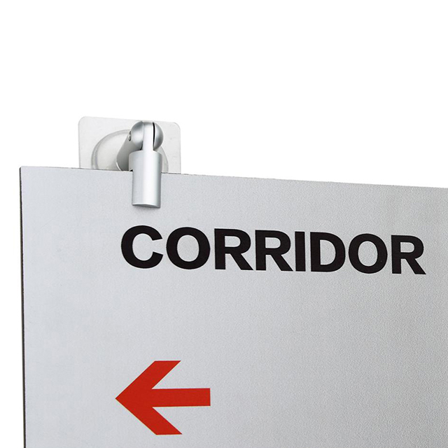 Aluminium Adhesive Gripping Sign Hanger