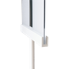 Freestanding Sign Holder with Clip – 450 Mm Metal Base | 1000 Mm Height | Fits Up To 8 Mm Panel