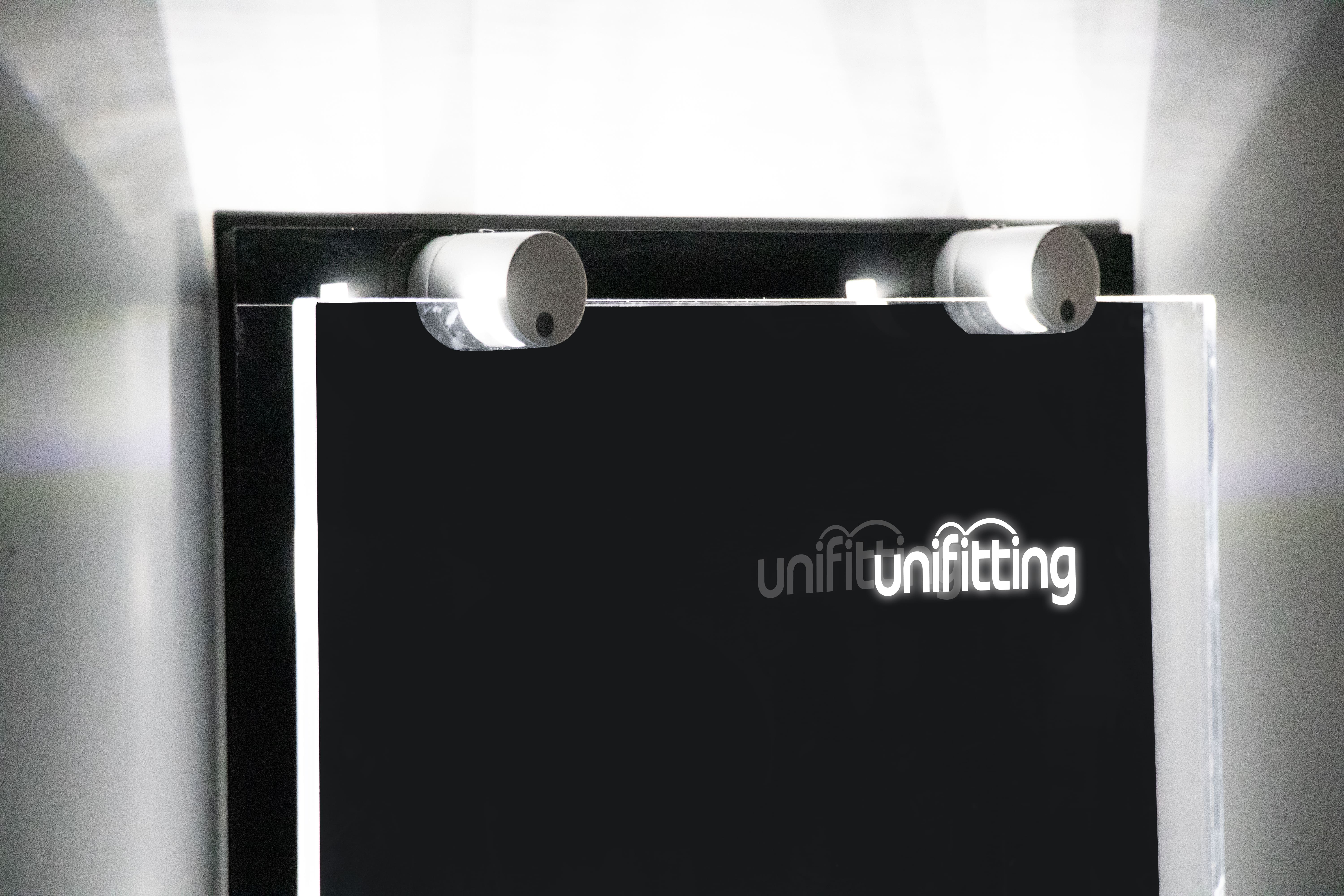 LED Side Clamp Sign Standoff L-C-2530 (silver), Dia 25 × H 30mm — edge-lit acrylic sign clamp