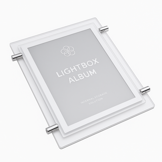 Classical Magnetic Lightbox – Acrylic Flip-Page LED Display