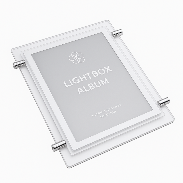Classical Magnetic Lightbox – Acrylic Flip-Page LED Display