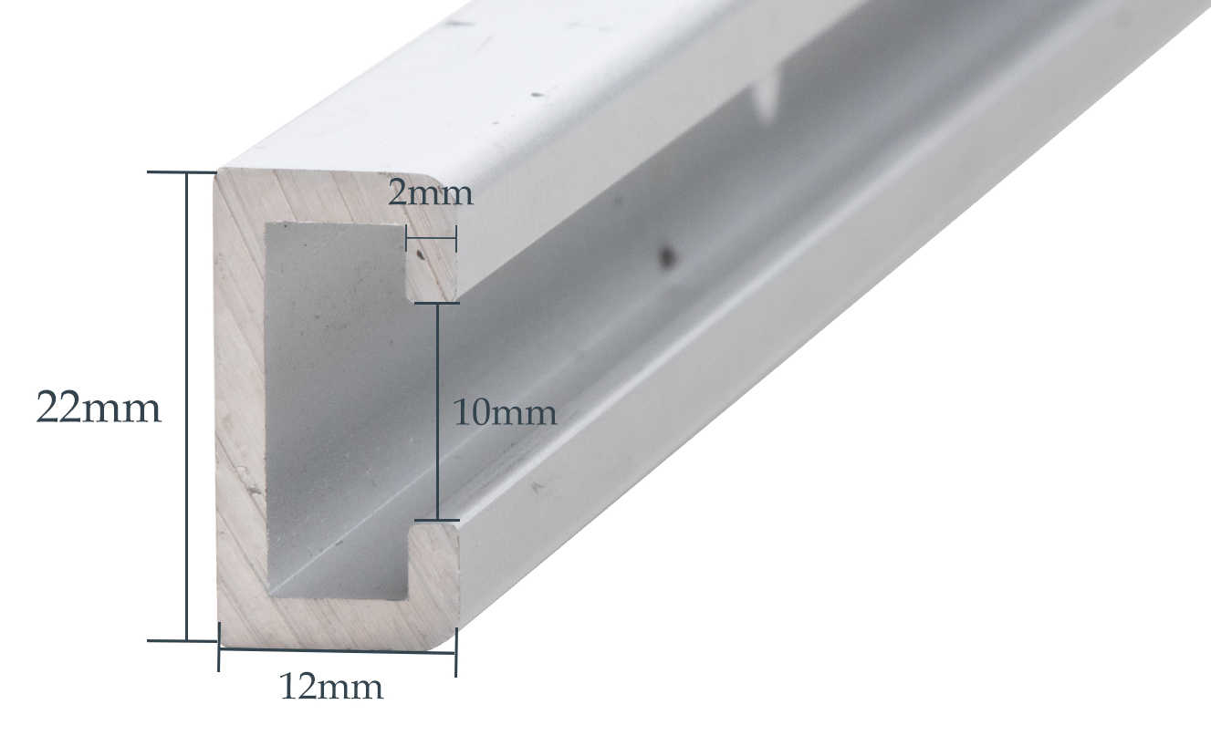 Sign Standoffs On Rails -1