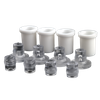 Quick Snap Standoffs V-600 Invisible Sign Standoff – PC/PE Plastic Series