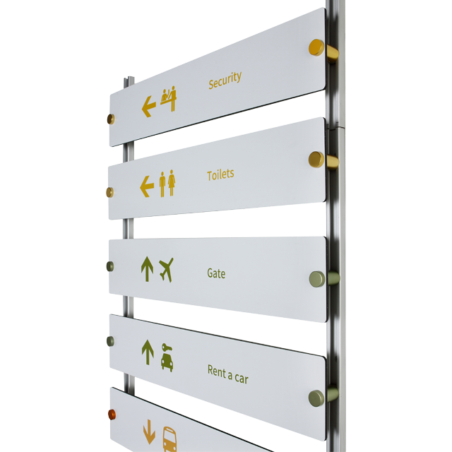 Sign Standoffs On Rails