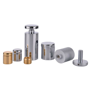 CR Series Brass Flat Top Sign Standoffs with Locator | Premium Brass Standoffs