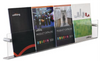 Wall-Mounted Acrylic L-Shape Literature Shelf | PP-L 600 & PP-L 900