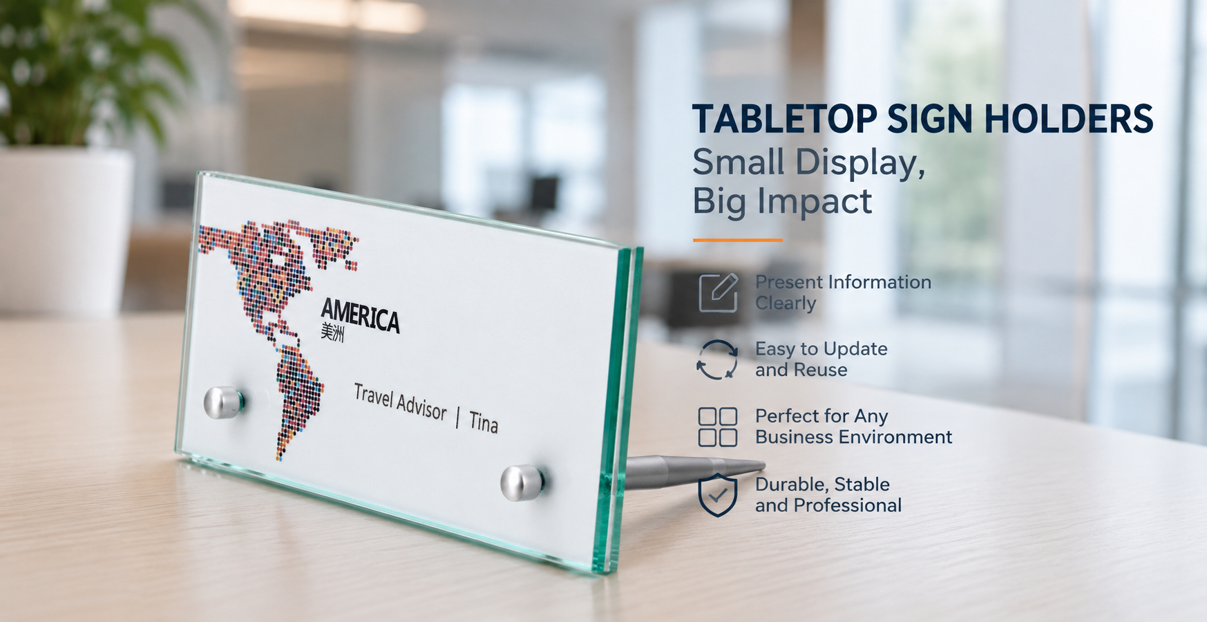 What Are Table Sign Holders Used For?