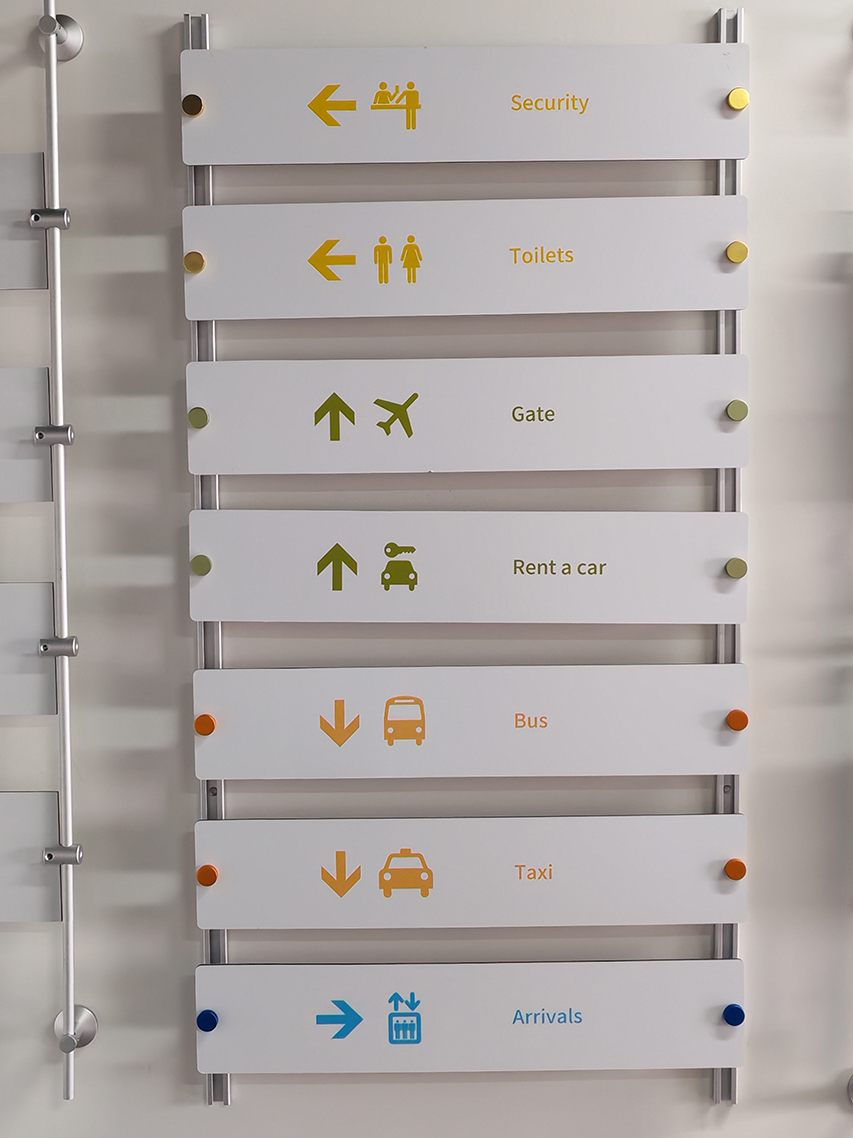 Sign Standoffs On Rails -应用4