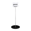 Freestanding Sign Holder with Clip – 450 Mm Metal Base | 1000 Mm Height | Fits Up To 8 Mm Panel