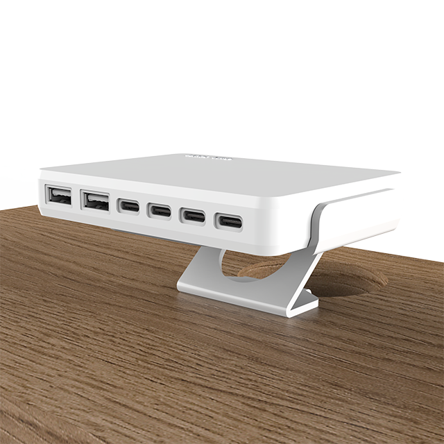 OT-SCAS-001 — 100W GaN Multi-Port Desk Charging Module (4× USB-C + 2× USB-A)