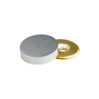 Brass Display Sign Standoff (Mirror Cap-Polished Gold finish)