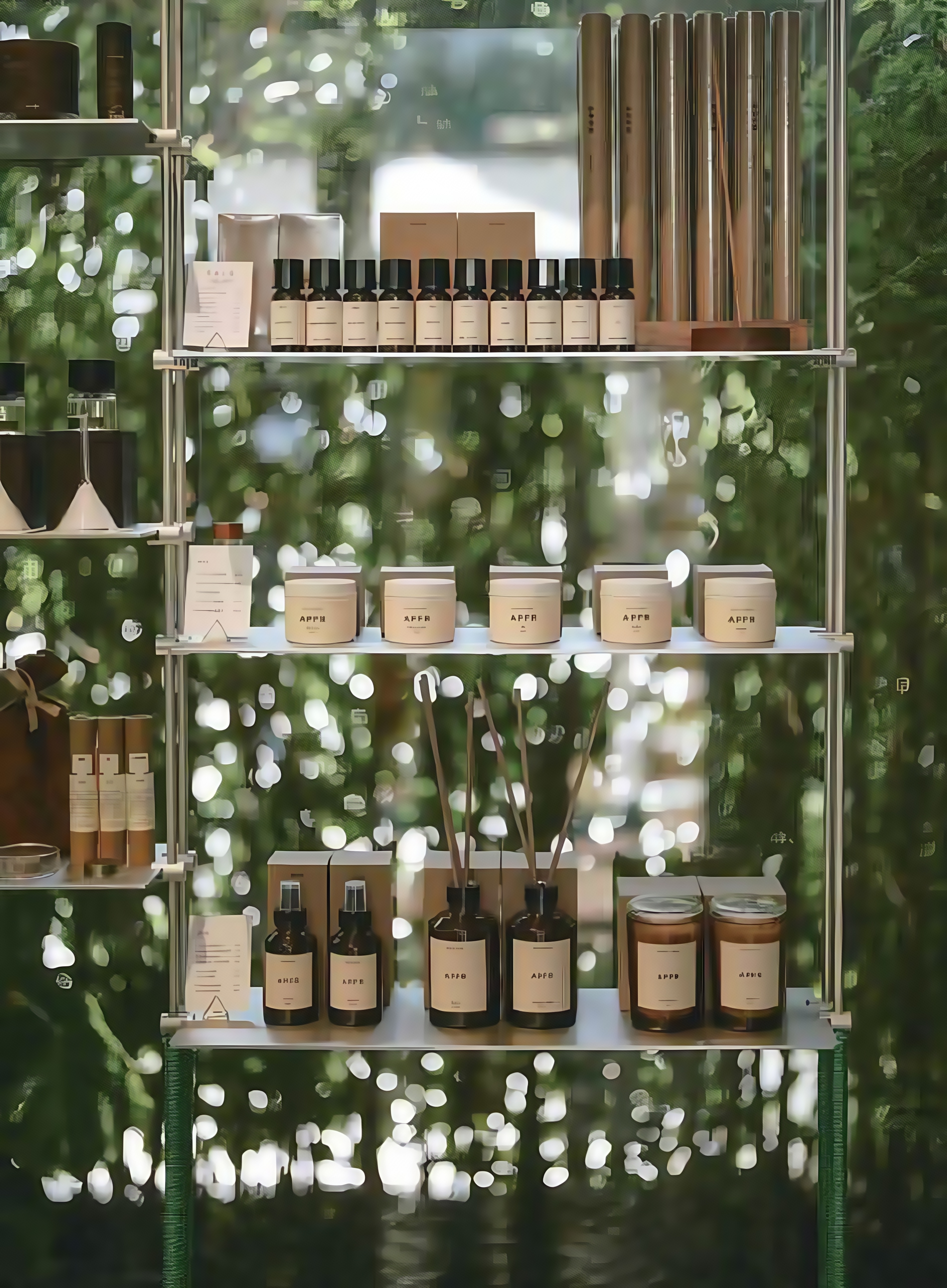 modular display shelving