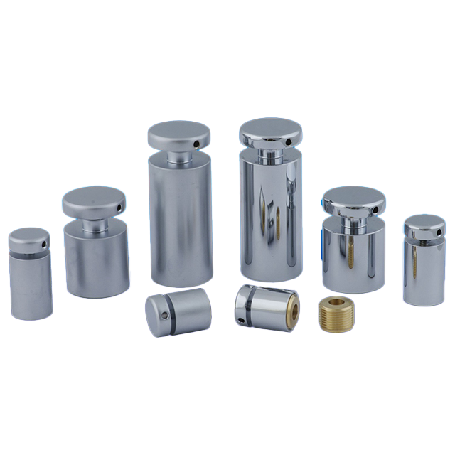 CR Series Brass Flat Top Sign Standoffs with Locator | Premium Brass Standoffs