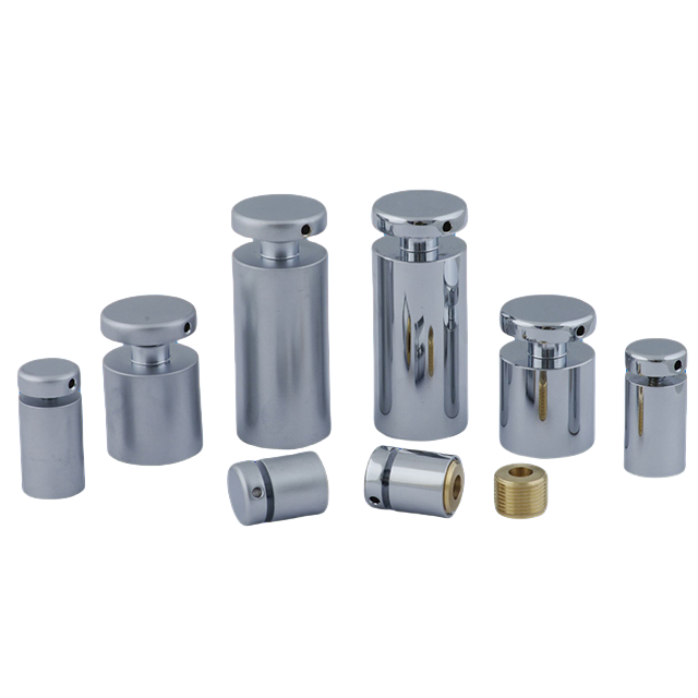 CR Series Brass Flat Top Sign Standoffs with Locator | Premium Brass Standoffs