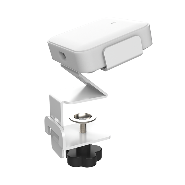 OT-SCAS-003 — 100W GaN Desk-Edge Charging Module (2× USB-C + 2× USB-A) — Desk-Clamp Mount