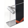 Wall-Mounted Acrylic L-Shape Literature Shelf | PP-L 600 & PP-L 900