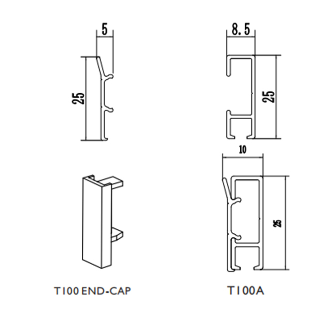 Picture Hanging System, Click track: T100A