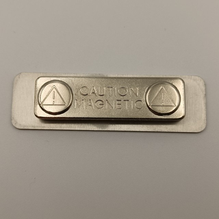 Stainless Steel Magnet Name Tag