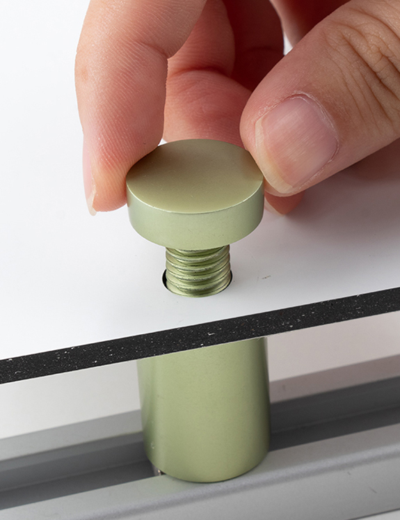 Sign Standoffs On Rails Installation-3