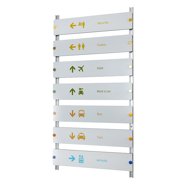 Sign Standoffs On Rails