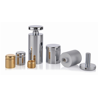 CR Series Brass Flat Top Sign Standoffs with Locator | Premium Brass Standoffs