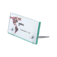 New table sign standoff