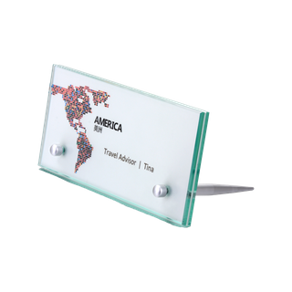 New table sign standoff