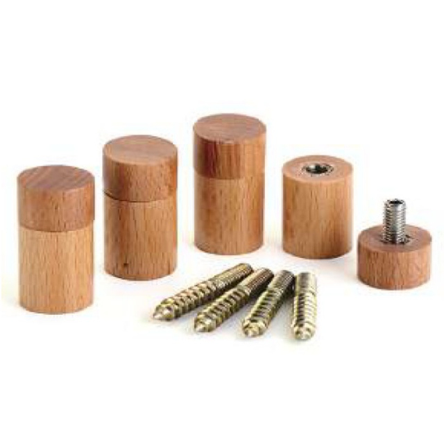 Premium Wooden Standoffs – Natural Display Mounting Hardware | Unifitting
