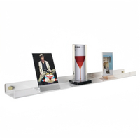 Wall Mount Acrylic U Shelf – PP-U600 & PP-U900 | Premium Acrylic Display Rack