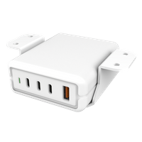 OT-SCAS-005 — Multi-Function Under-Desk GaN Charging Module — 4 Ports, 140W Max