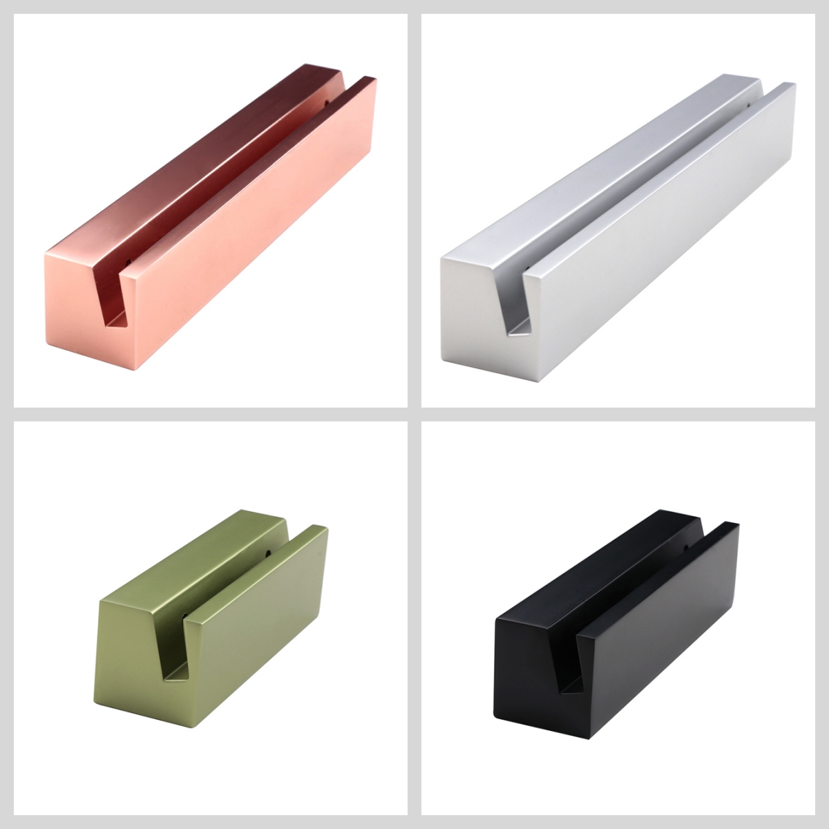 Aluminium Table Top Sign Clamp XC Series — 25×25 / 30×30mm, 80/120mm